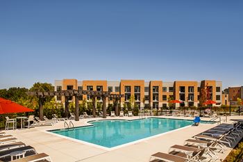 Heated swimming pool